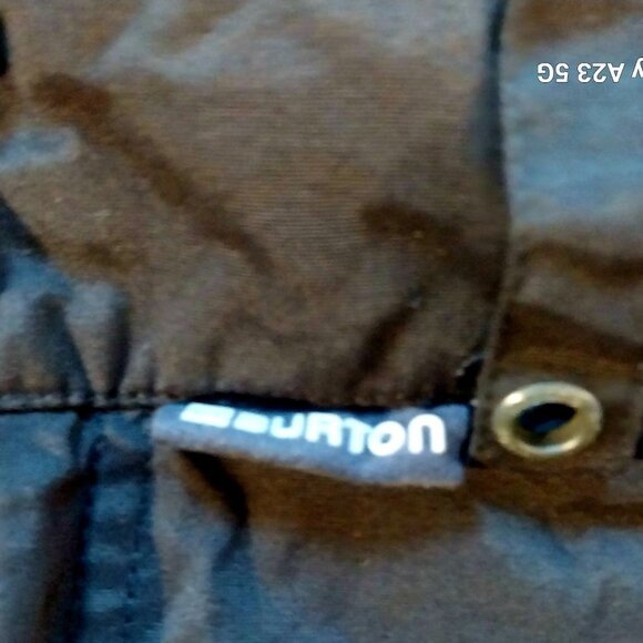 Burton S Black Snowboard Pants Adjustable Waist Classic Cozycore - Picture 6 of 11